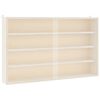 vidaXL Lesena zbirateljska vitrina z vrati 60 x 8,5 x 37 cm
