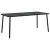 vidaXL Vrtna miza antracitna 165x80x71 cm jeklo