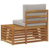vidaXL Zunanji konec kavča Naravna 91 x 63 x 73 cm Masiven les akacije