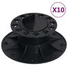 vidaXL Nastavljive noge za talne obloge 10 kosov 60-88 mm