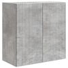 vidaXL Omara za steno 59 x 31 x 60 cm Inženirski les Betonsko siva