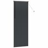 vidaXL Venecijanske žaluzije Črna 220 x 80 cm Aluminij