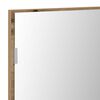 vidaXL Ogledalo artisan hrast 80 x 37 cm Steklo in inženirski les