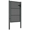 vidaXL Vrtna vrata antracit 100x125 cm jeklo