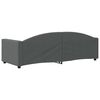 vidaXL Raztegljiva postelja temno siva 80x200 cm blago