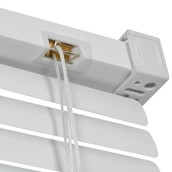 vidaXL Žaluzije za Okna Aluminij 120x130 cm Bele Barve