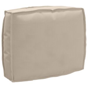vidaXL Blazina Oxford tkanina Taupe 50 x 40 x 12 cm