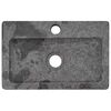 vidaXL Stenski umivalnik siv 38x24x6,5 cm marmor