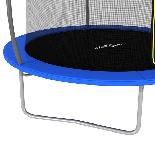 vidaXL Trampolin komplet okrogel 244x55 cm 100 kg