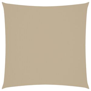 vidaXL Senčno jadro oksford tekstil kvadratno 2x2 m bež barve
