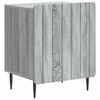 vidaXL Nočna omarica Siva Sonoma 43 x 34,5 x 52 cm Inženirski les