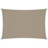 vidaXL Senčno jadro oksford blago pravokotno 3x5 m taupe