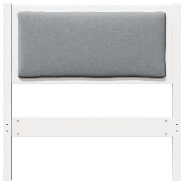 vidaXL Vzglavje Drugo Bela 80 cm Trdna borovina