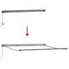 vidaXL Retraktilna tenda Antracit 400 &times; 300 cm Poliester in aluminij