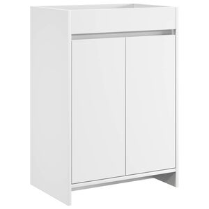 vidaXL Kopalni&scaron;ki kabinet pod umivalnikom Bela 56 x 37,5 x 81 cm