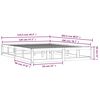 vidaXL Posteljni okvir 120x200 cm trden les