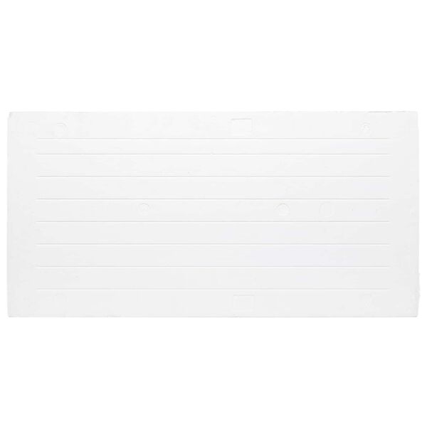 vidaXL Stenske plo&scaron;če 10 pcs Rdeča in bela 100 x 50 cm EPS pena