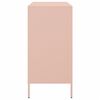 vidaXL Komoda roza 68x39x79 cm jeklo