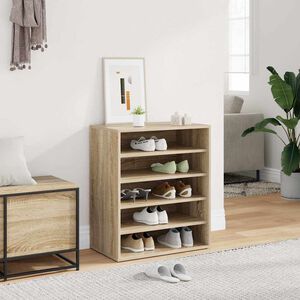 vidaXL Omarica za čevlje sonoma hrast 60x35x70 cm iverna plo&scaron;ča