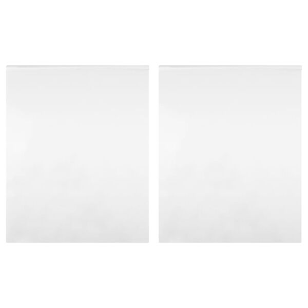 vidaXL Zrcalna folija 2 kosa samolepilna 60x100 cm PET