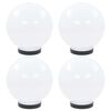 vidaXL LED okrogle svetilke 4 kosi krogle 20 cm PMMA