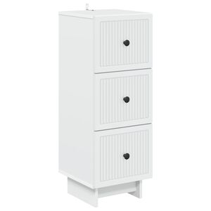vidaXL Predalna omara Bela 33 x 34,5 x 90 cm Inženirski les