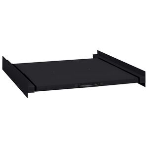 vidaXL Polica za pranje perila Črna 60 x 60 x 8 cm Jeklo