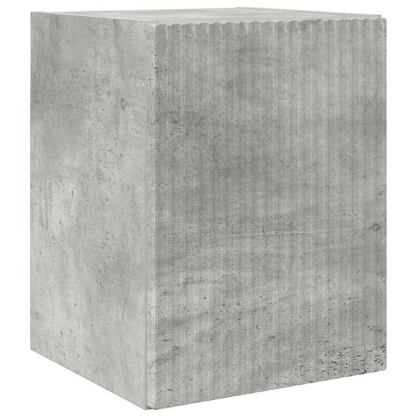 vidaXL TV stenska omara Beton 30 x 31 x 40 cm Konstruiran les