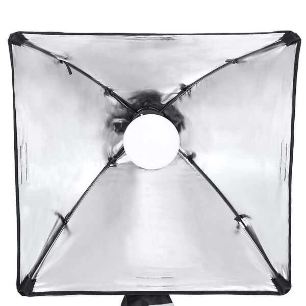 vidaXL Komplet za foto studio z lučmi, ozadjem in odbojnikom