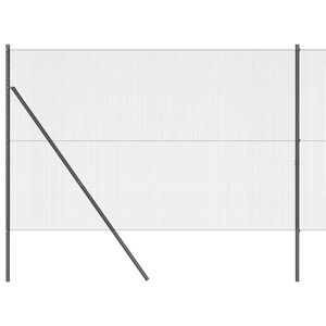 vidaXL Steber ograje. Siva