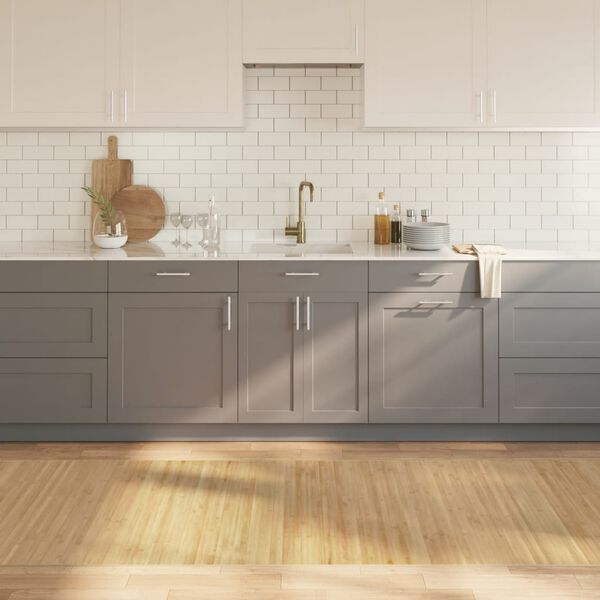 vidaXL Preproga pravokotna svetlo naravna 100x400 cm bambus