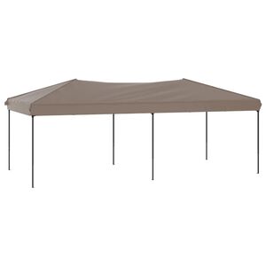vidaXL Zložljiv vrtni &scaron;otor taupe 3x6 m