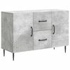 vidaXL Strani &scaron;al Betonsko siva 89 x 34,5 x 60 cm Inženirski les