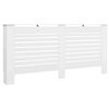 vidaXL Pokrov za radiator bel 172x19x81,5 cm MDF