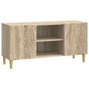 vidaXL TV omarica 102 x 34,5 x 50 cm Sonoma hrast Inženirski les