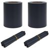 vidaXL Zasloni za vrtno zasebnost 70 x 0,19 m PVC Temno siva