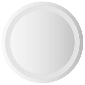 vidaXL LED kopalni&scaron;ko ogledalo Transparentno &Oslash; 40 cm kaljeno steklo