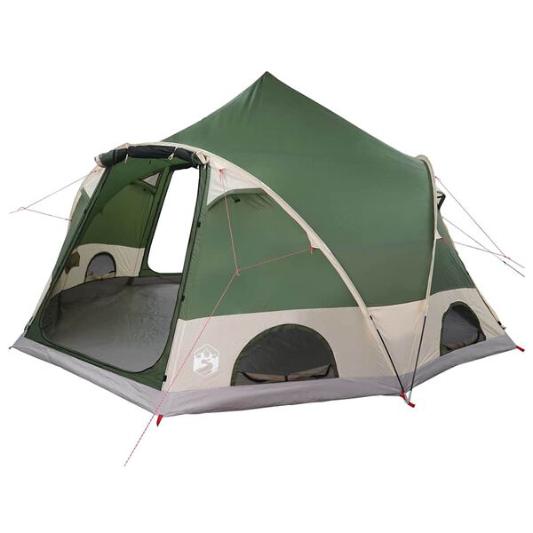 vidaXL &Scaron;otor z dome s streho s shranjevanjem Zelena 505 x 450 x 248 cm