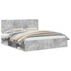 vidaXL Konstrukcija postelje Beton 180 x 200 cm Masivno borovo les