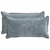 vidaXL Prevleka za blazino 2 kos HOUTEN Svetlo modra 40 x 80 cm