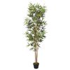 vidaXL Umetno bambusovo drevo 828 listov 150 cm zeleno