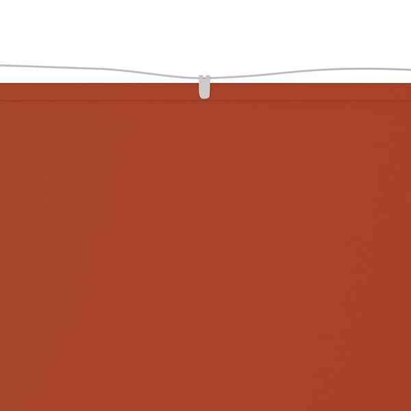 vidaXL Vertikalna markiza terakota 140x600 cm tkanina oxford