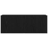 vidaXL TV omarica 2 pcs Črna Orehovina 80 x 30 x 30 cm Konstruiran les