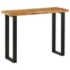vidaXL Konzolna miza Rjava 100 x 35 x 75 cm Trden tikov les