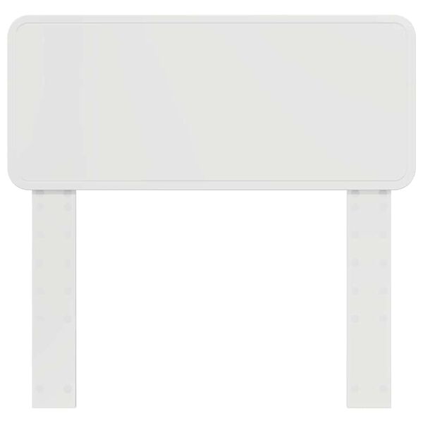 vidaXL Vzglavje z vzglavjem Svetlo Belo 75 cm Konstruiran les