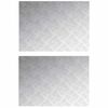 vidaXL Stopnice 2 kos 70 x 50 cm srebrna Aluminij Pravokotna
