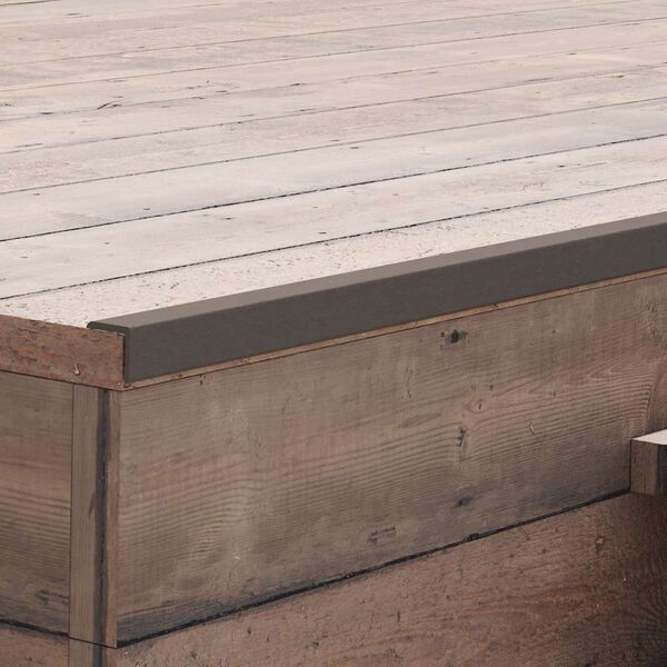 vidaXL Talne obrobne letve 5 kosov WPC 170 cm temno rjave