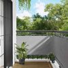 vidaXL Balconska mreža Svetlo siva 75 x 200 cm PU premazan oxford alu