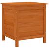 vidaXL Vrtna &scaron;katla za shranjevanje rjava 50x49x56,5 cm trdna jelka
