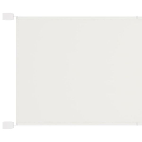 vidaXL Vertikalna markiza bela 180x800 cm tkanina oxford
